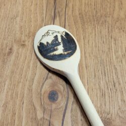 Hand Burned Wooden Spoon