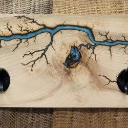 Myrtle Wood Coat Rack